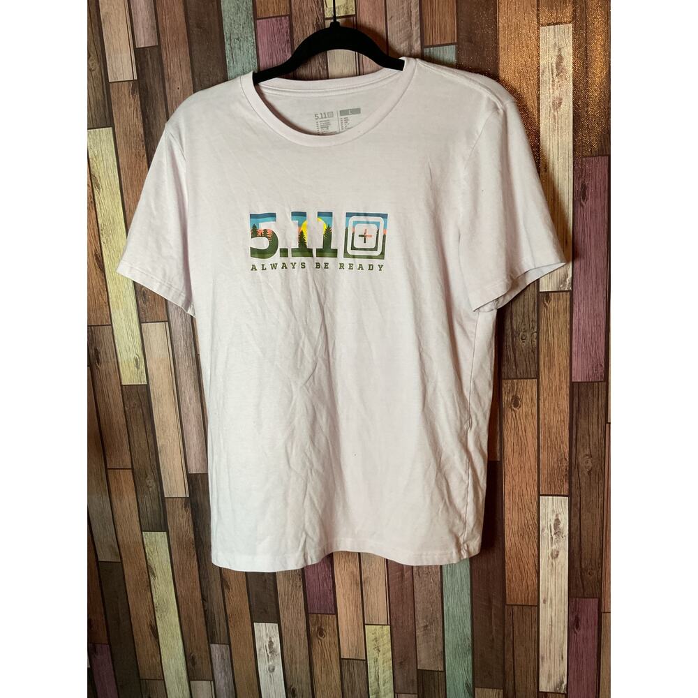 5.11 Tactical T-shirt “5.11 Always Be Ready" Graphic Print Women’s Size Large